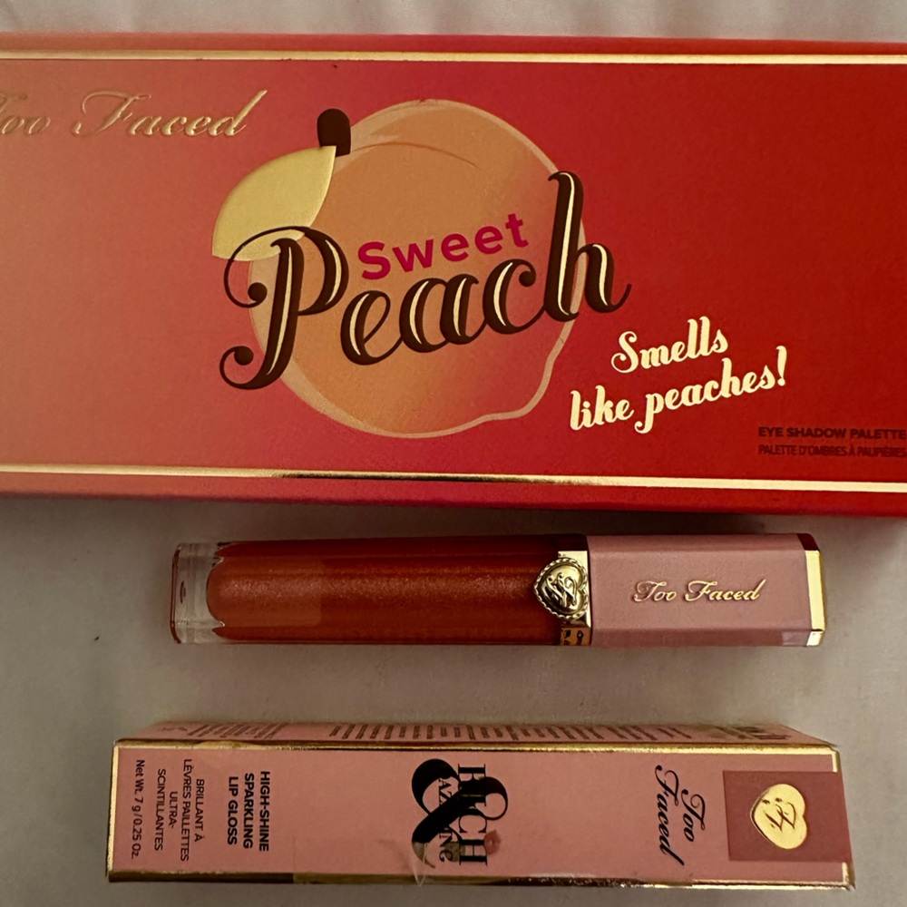 Brand new palette and lipgloss